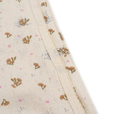 بذلة طويلة لحديثي الولادة للأطفال - PLUIE DE FLEUR YELLOW