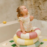 Romper - Yellow Positano Check