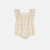 Romper - Yellow Positano Check