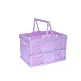 Purple storage box