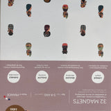 المغناطيس - دمى أفريقية