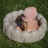 شمس - قبعة سباحة فلوري - مسحوق وردي