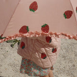 Umbrella for children - STRAWBERRY GLITTER