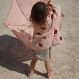 Umbrella for children - STRAWBERRY GLITTER