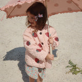Umbrella for children - STRAWBERRY GLITTER