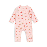 אוברול - BASIC NEWBORN ONESIE GOTS - Rosa Pink