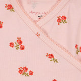 אוברול - BASIC NEWBORN ONESIE GOTS - Rosa Pink
