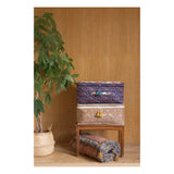 Suitcase / Storage Bag - Honey Charcoal Poem