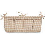 جيب تخزين السرير - Check Check Beige