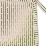 Baby bed storage pocket - TEA STRIPE
