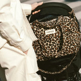 Petit sac à langer - rivedroite - Mini Darcy Léopard Beige Sable