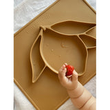 Assiette en silicone en forme de citron - BOL À REPAS EN SILICONE CITRON - AMANDE