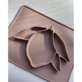 Silicone lemon-shaped plate - SILICONE DINNER BOWL LEMON - BARK