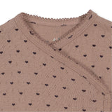 بذلة طويلة حديثي الولادة للأطفال - DU COEUR SPARROW