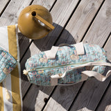 Organic cotton diaper bag - WATER JODHPUR FLOWER