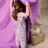 אוברול - IRENE - pink lush paradise