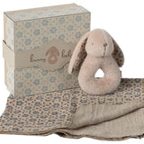 סט רעשן ארנבים - פודרה - Bunny rattle set - Powder