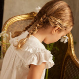 שמלה - MIA - off white schiffli