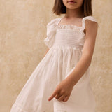 שמלה - ANAYA - off white schiffli