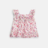 חולצה - INESSA - cream floral haven