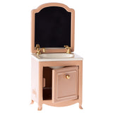 Sink dresser w. mirror, Mouse – Dark powder