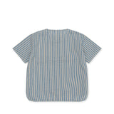 חולצה קצרה - ACE SS SHIRT GOTS - GLACIER STRIPE