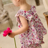 חולצה - INESSA - cream floral haven