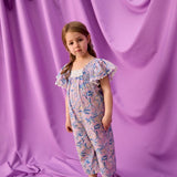 אוברול - IRENE - pink lush paradise