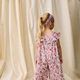 אוברול - IRMA - cream floral haven