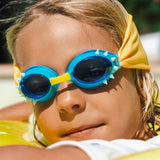 משקפי שחייה - בייבי(2-6) צהוב קוצים