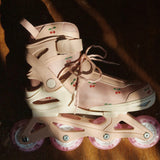LIGHT UP ROLLER SKATES -רולר - cherry blush