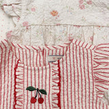 ELLIE FRILL ROMPER GOTS-AMOUR STRIPE רומפר
