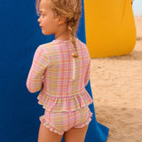 סט בגד ים- YANI - pink island checks