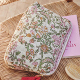 Toiletry bags - Cream Mimosa Spring