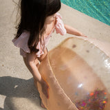 Beach Ball Large - MULTI CHERRY BLUSH TRANSPARENT - כדור חוף
