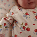 אוברול - BASIC NEWBORN ONESIE GOTS - MARMALADE