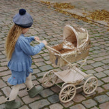 עגלה לבובה - DOLL PRAM - SPARKLY CHERRY