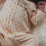 אוברול - BASIC ZIP ONESIE GOTS - TEDDY COEUR