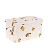 SMALL STORAGE BASKET - LEMON
