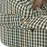 עגלה לבובה - DOLL PRAM - SMOKE PINE CHECK