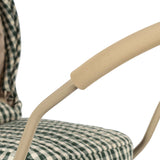 עגלה לבובה - DOLL PRAM - SMOKE PINE CHECK