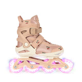 LIGHT UP ROLLER SKATES -רולר - cherry blush