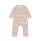 אוברול - BASIC NEWBORN ONESIE GOTS - Stripe Tricolore Petit