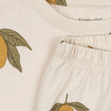 LIN SET GOTS-סט מכנס וחולצה MON GRAND CITRON