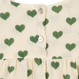 COCO ROMPER GOTS-AMOUR VERDE רומפר