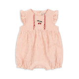 ELLIE FRILL ROMPER GOTS-AMOUR STRIPE רומפר