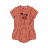 ITTY ROMPER GOTS-CANYON ROSE רומפר