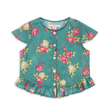 VIOLA FRILL TOP GOTS - MIDORI חולצה
