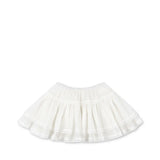 MORA SKIRT GOTS - OPTIC WHITE חצאית