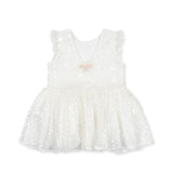 ORIA DRESS - OPTIC WHITE שמלה